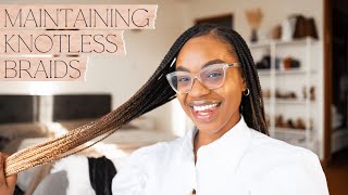 How To Keep Your Braids Looking Fresh For A Long Time 👀🤌🏾🔥protectivestyles braids [upl. by Bogart]