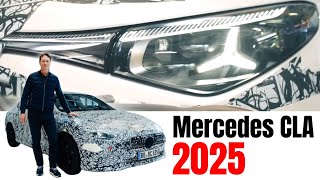 Mercedes Shows the New 2025 CLA Headlight Design for the First Time [upl. by Iormina]