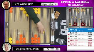 Wilcox Snellings vs Kit Woolsey 2024 New York Metro Quarterfinals 11pts [upl. by Oinotla816]