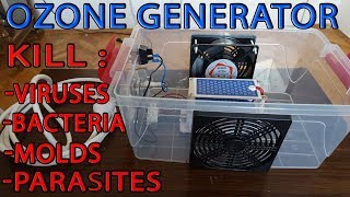 How to make OZONE GENERATOR AIR CLEANEROZONER [upl. by Turk]