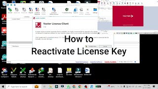 how to reactivate the vector license key [upl. by Harlow904]