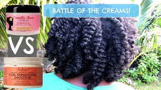 CAMILLE ROSE NATURALS ALMOND JAI TWISTING BUTTER VS SHEA MOISTURE CURL ENHANCING SMOOTHIE [upl. by Amron]