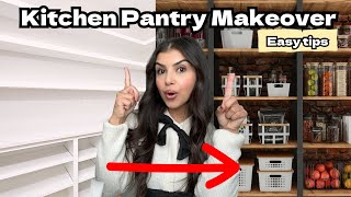 Clean amp Organize My Pantry  Tips and Ideas [upl. by Anayrb738]