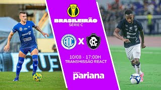 CONFIANÇA 1 X 0 REMO  100824  BRASILEIRÃO SÉRIE C AO VIVO [upl. by Martino]