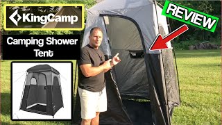 KingCamp Camping Shower Tent Oversize Space Privacy Tent Portable Outdoor Shower Tents for Camping [upl. by Aisenet]