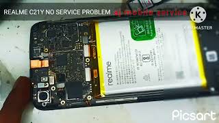 REALME C21Y NO SERVICE PROBLEM SOLUTION 💯 WORKING [upl. by Arat637]