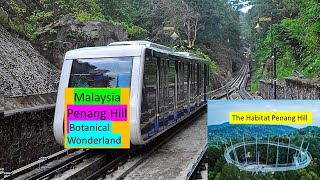 Malaysia Penang  A Nature Walk at The Habitat Penang Hill Penang Hill Funicular Train [upl. by Ahcsim207]