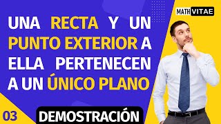 APLICA los AXIOMAS DE INCIDENCIA a la demostración de TEOREMAS ✔  03  Axiomas de la GEOMETRÍA 🚀 [upl. by Sherm]