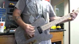 Mike Gee Kustoms Barn Wood Twangcaster 5 [upl. by Steffy]