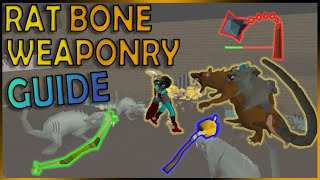 NEW Scurrius Rat Bone Weapons Guide  OSRS [upl. by Knepper]