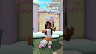 MELANIE MARTINEZ OUTFIT CODES FOR ROBLOX🩷🖤 roblox bloxburg outfitcodes melaniemartinez [upl. by Nauht148]