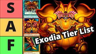 Exodia Player Ranks Every Exodia Card Yugioh [upl. by Alemac]