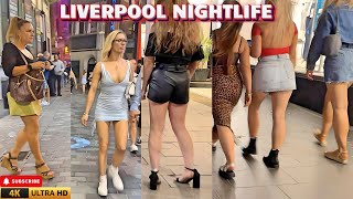 Liverpool Nightlife Walking Tour Mathew Street to Concert Square in 4K 🌃✨ [upl. by Durr]