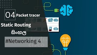 Static routing in sinhala cisco packet tracer 04 [upl. by Aiuoqes]