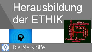 Die Herausbildung der philosophischen Ethik  im Überblick  Ethik 9 [upl. by Ahtrim387]