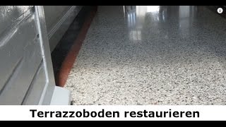 ✅✅ Terrazzo schleifen  Terrazzoboden restaurieren  Terrazzo Fliesen Berlin vom Steindoktor ✅✅ [upl. by Elleval]