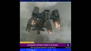 Helldivers 2 Strohmann News  Gunships Strike From The Skies [upl. by Ireg]