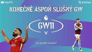 KONEČNĚ ASPOŇ SLUŠNÝ GW  Fantasy Premier League 20242025 [upl. by Orville]