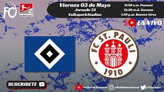 Hamburg SV VS FC St Pauli  2BUNDESLIGA  Jornada 32 [upl. by Holli]