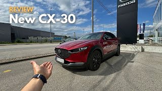 NEW 2024 Mazda CX30 REVIEW  Exterior Interior Infotainment and Practicality [upl. by Lytle308]