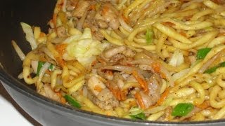 Chicken Yakisoba fried noodles [upl. by Finegan845]