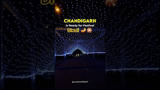 Chandigarh is All set For Diwali Celebrations diwali wanderlustkapoor tricity shorts shortsfeed [upl. by Ahsiekel]