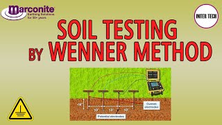 Soil Testing by Wenner Method  MARCONITE  INTER TECH  INDIA [upl. by Celio]