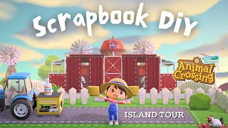 This ACNH Island Tour is a Crafter’s Dream Scrapbook  Animal Crossing New Horizons Gameplay [upl. by Ellinehc32]