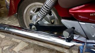 2016 HYOSUNG AQUILA 250 EXHAUST NOTE [upl. by Ahsilek511]