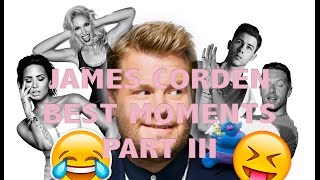 JAMES CORDEN  Best moments part 3 [upl. by Odnarb]