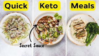 My SECRET Method to 5 Minute Keto Meals [upl. by Nilsoj]