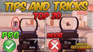 Top 20 Tips amp Tricks in PUBG Mobile that Everyone Should Know From NOOB TO PRO Guide 4 [upl. by Grindlay]