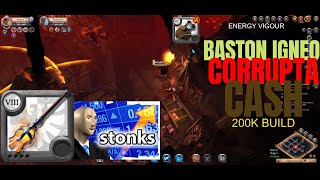 Albion Mazmorra Corrupta con Baston Igneo 200k build profit [upl. by Stiruc]