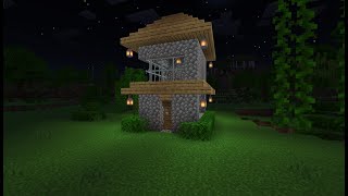 Building the COOLEST Minecraft House in 5 Minutes [upl. by Ahcatan770]