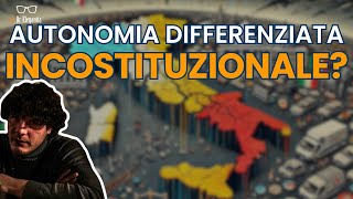 AUTONOMIA DIFFERENZIATA INCOSTITUZIONALE [upl. by Chapland]