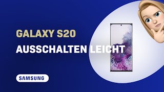 Wie Sie Ihr Samsung Galaxy S20 leicht ausschalten [upl. by Mehsah]