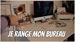 Je range mon bureau 😮‍💨  VLOG [upl. by Goldarina]