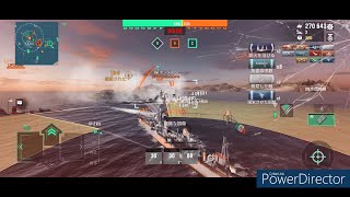 Wows Blitz Paolo Emilio 289K in Respawn Battle [upl. by Yelwah]