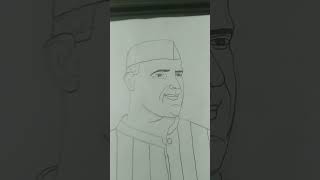 Chacha Nehru drawing happy childrens day specialdrawing childrens day [upl. by Erialc]