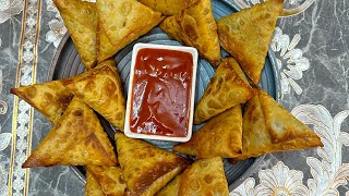 Keema samosa recipe food cooking recipe DuckyBhai sitarayaseensana sabaKajahaan [upl. by Ynnaf240]