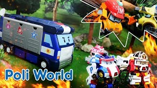 POLI World  Robocar POLI Stop motion series EP02 I POLI rescues the forest [upl. by Katee]