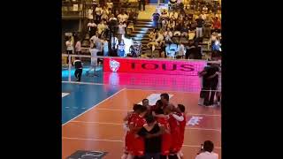 Vittoria del cuneese Serniotti nel campionato francese di volley [upl. by Wadesworth487]