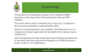 The Sick neonate  Haemolytic disease of the new born [upl. by Worrell]