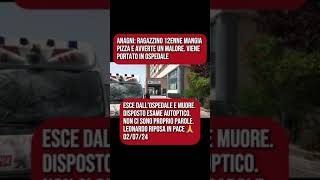 Anagni ragazzino 12enne videonews videoshort cronacanera 020724 [upl. by Enomis257]