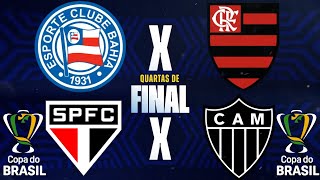 Chamadas regionais COPA DO BRASIL 2024 jogos de 288  ida das quartas [upl. by Adnohser]