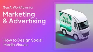 How to Design Social Media Visuals  Gen AI Workflows [upl. by Xonel]