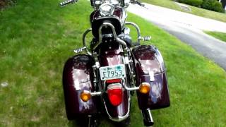 2001 YAMAHA ROADSTAR SILVERADO W BASSANI TRUE DUALS amp TSUKAYU HARD BAGS [upl. by Aneloj]