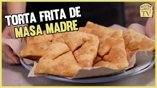 TORTA FRITA DE MASA MADRE RECETA [upl. by Cheslie]