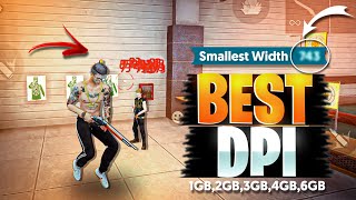 BEST  DPI  FOR HEADSHOT  “SECRET” DPI FOR ONE TAP HEADSHOT IN FREE FIRE [upl. by Wood]