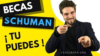 Becas Schuman  prácticas remuneradas en Europa 🇪🇺 [upl. by Swords]